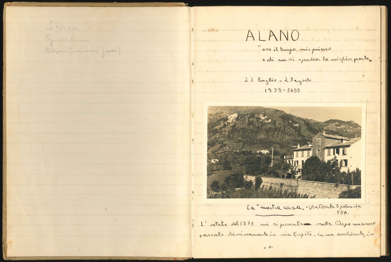 “…ove il tempo mio primo e di me si spendea la miglior parte”